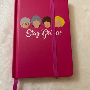 The Golden Girls "STAY GOLDEN" Pink Planner with 96 Planning Sheets